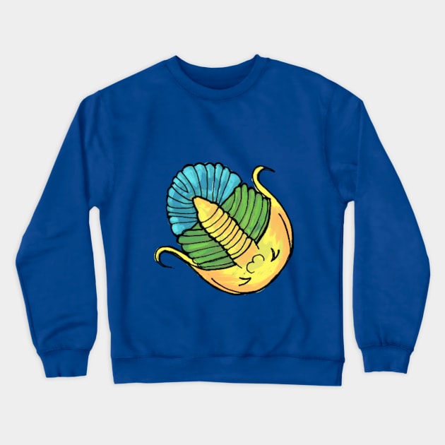 Golden Kwaiilobite Crewneck Sweatshirt by toylibrarian